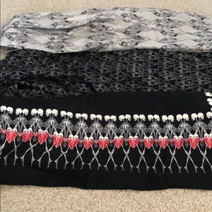 Set of 3 Thomas Wylde silk scarves